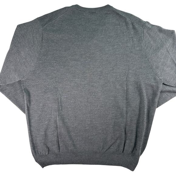 Jos A. Banks Mens 100% Merino Wool Lightweight Thin Sweater V Neck Mens XL - Picture 2 of 8